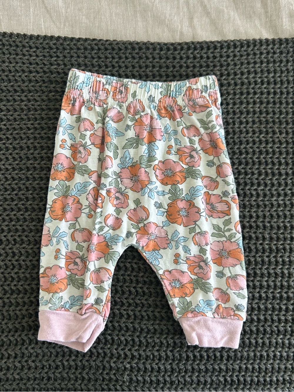 Milkberry Floral Bamboo Jogger Pants - Pink Floral